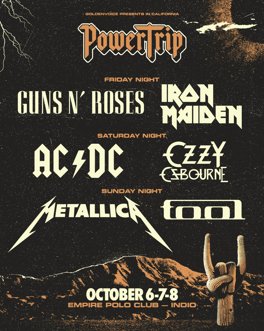 Festival Power Trip anuncia histórico cartel