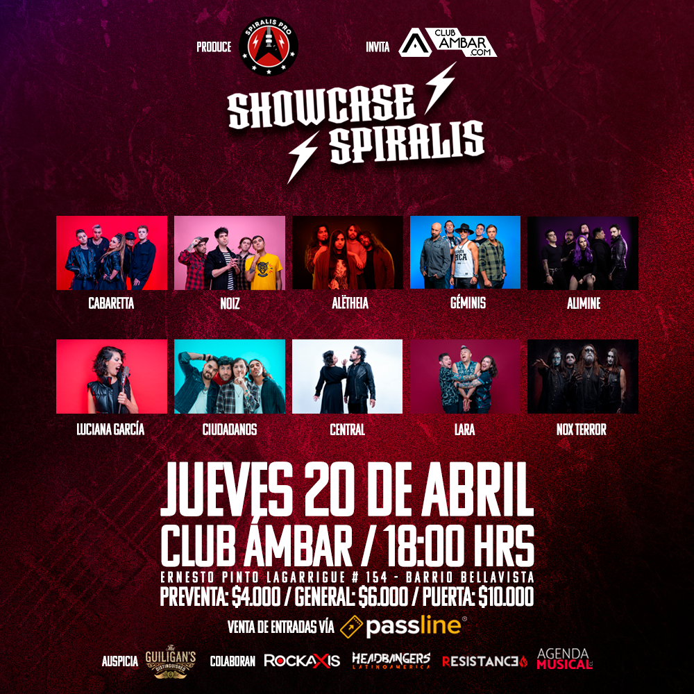 Conciertos: Spiralis Pro presenta su primer Showcase