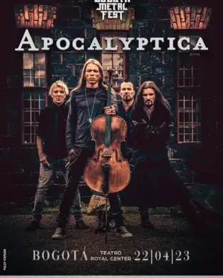 Apocalyptica en concierto: un espectáculo único en Bogotá