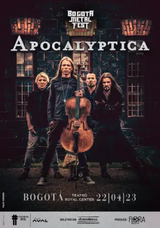 Apocalyptica en concierto: un espectáculo único en Bogotá