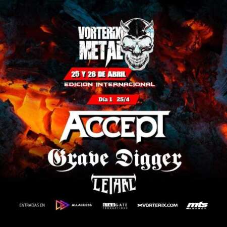 [Conciertos] – A pocos dias del Vorterix Metal (Arg): Testament, Grave Digger, Accept y Kreator