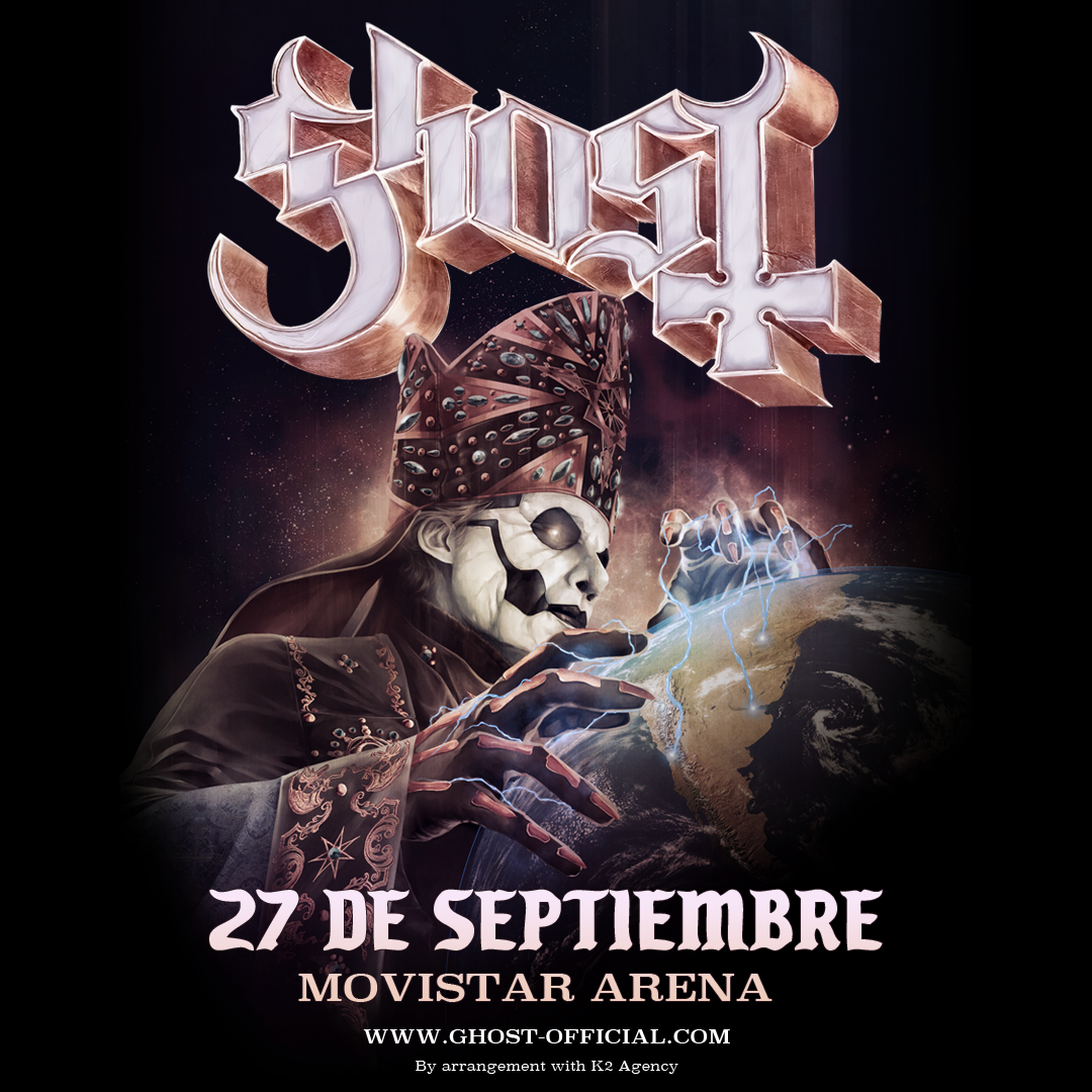 [Conciertos] Ghost confirma su esperado regreso a Chile!!!