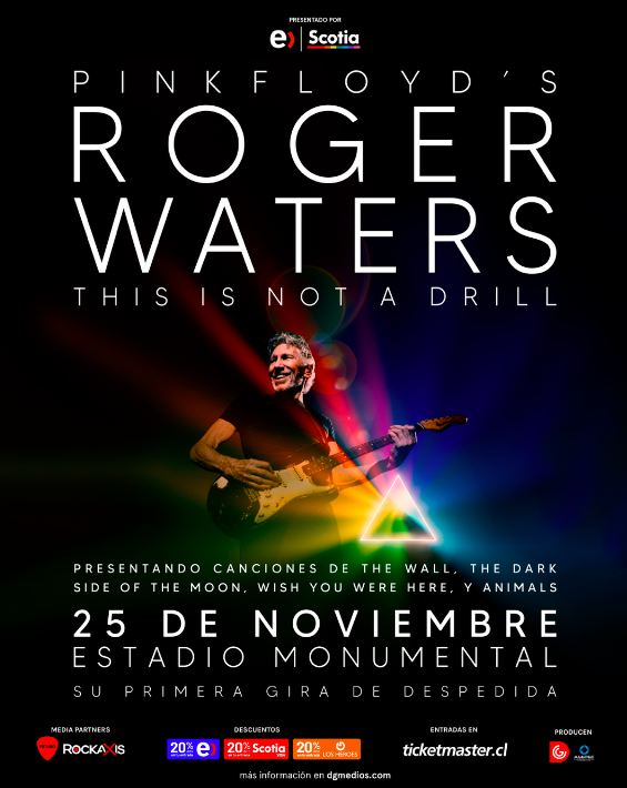 [Conciertos] – Roger Waters regresa a Chile con su nuevo Tour