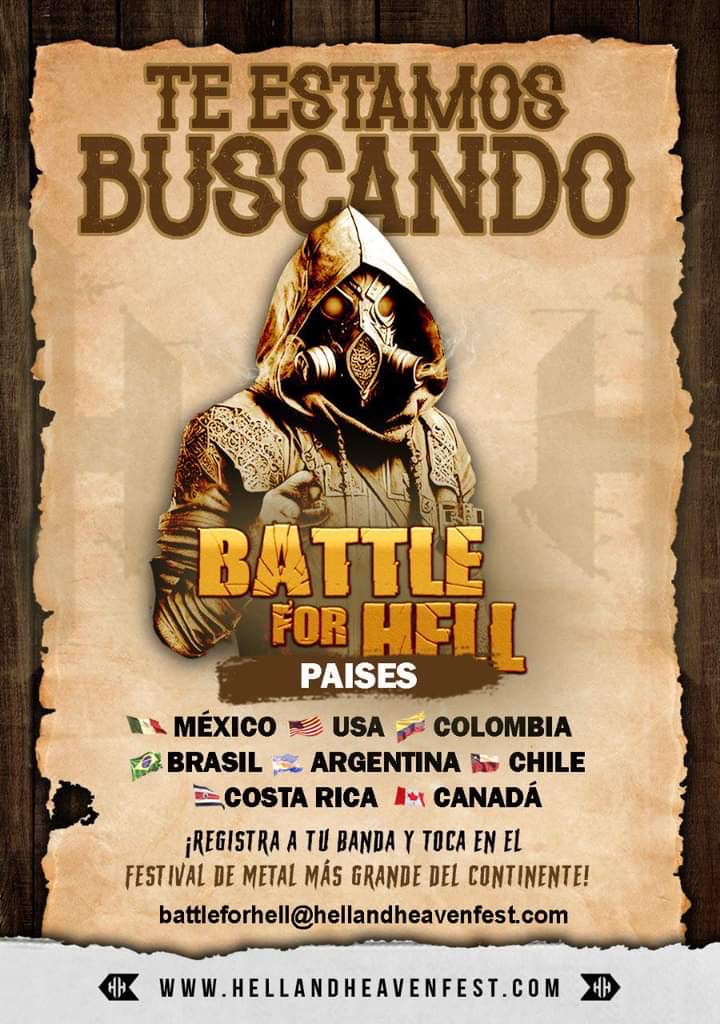 ¡Atención Bandas en Latinoamérica!: [Hell & Heaven Fest] te esta buscando