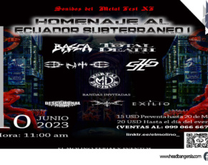 [Conciertos] – El Metal ecuatoriano estará de fiesta en el ‘Homenaje al Ecuador Subterráneo I’