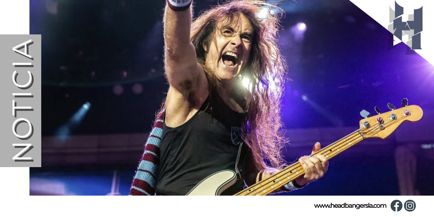 Steve Harris no le pareció divertida la payasada de Bruce