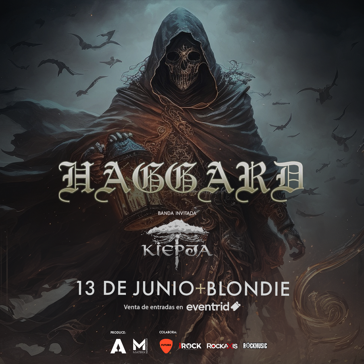 La banda Kiepja se suma a concierto de Haggard en Chile!!!