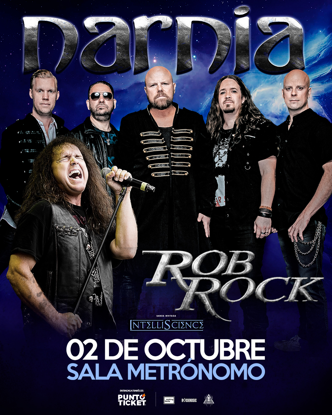 [Conciertos]: Narnia regresa a Chile junto a Rob Rock