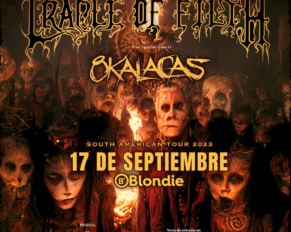 [CONCIERTOS] – Cradle Of Filth regresa a Chile junto a los mexicanos 8 Kalacas