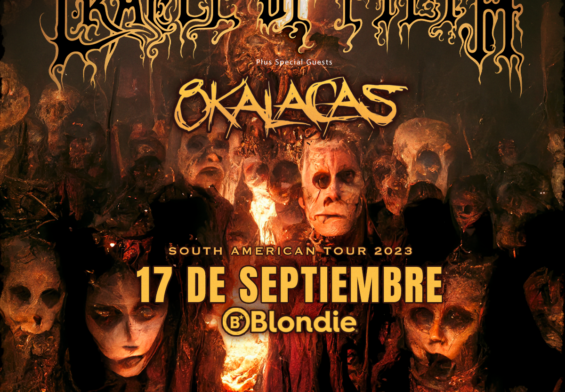 [CONCIERTOS] – Cradle Of Filth regresa a Chile junto a los mexicanos 8 Kalacas