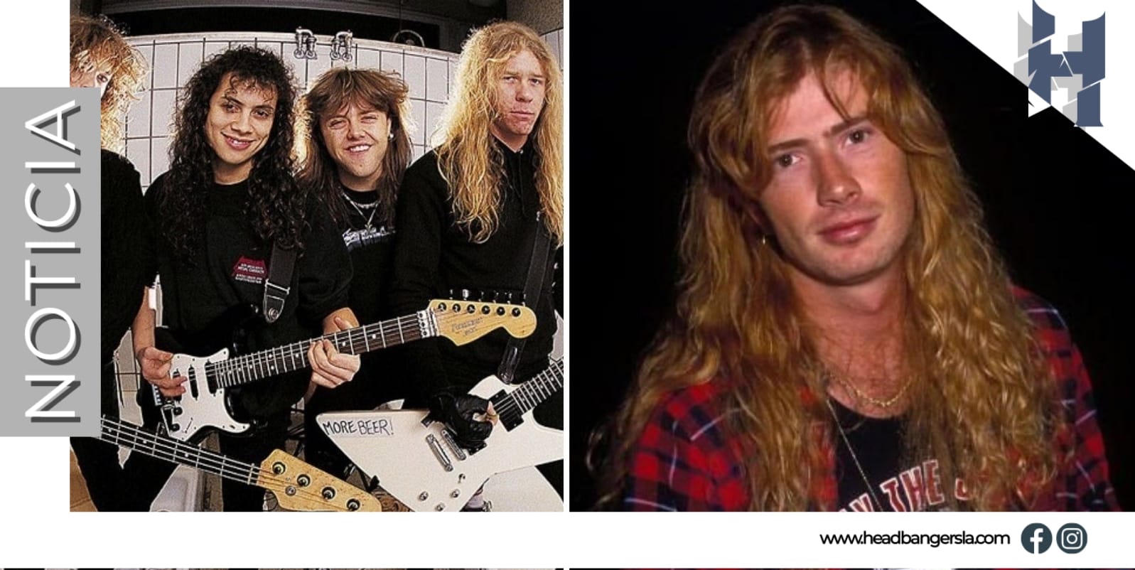 Dave Mustaine afirma que el fue la razón del éxito de Metallica