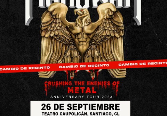 Atención: Por éxito de ventas Manowar en Chile cambia de recinto