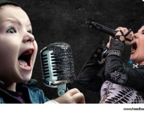 Según la ciencia, los cantantes de metal cantan literalmente como los bebés