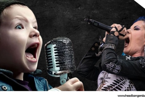 Según la ciencia, los cantantes de metal cantan literalmente como los bebés