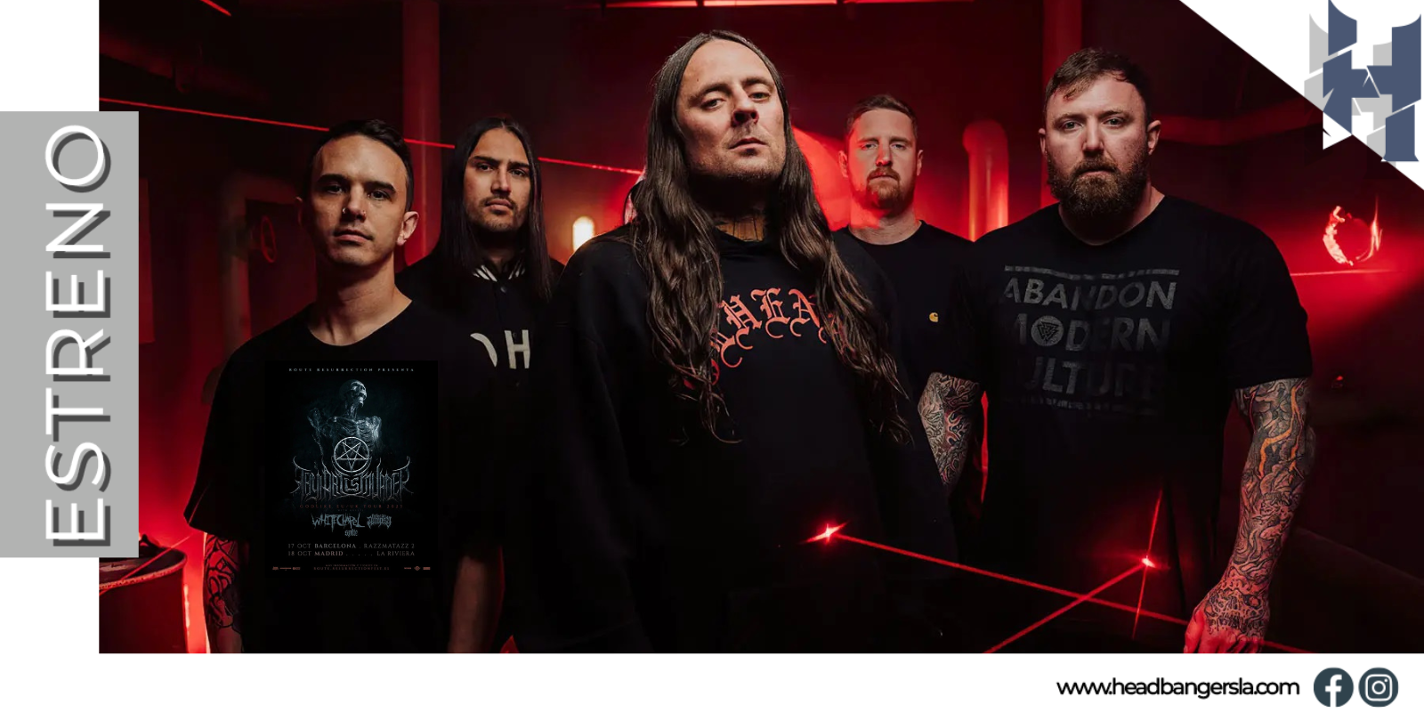 Thy Art Is Murder lanza Blood Throne: un sencillo contra el poder y la violencia