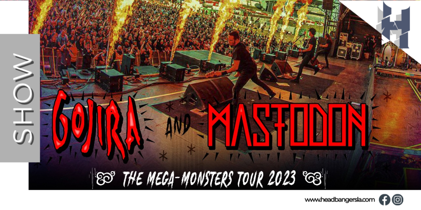 [Conciertos] – Cada vez más cerca, The Mega-Monsters Tour 2023 de Gojira y Mastodon en CDMX