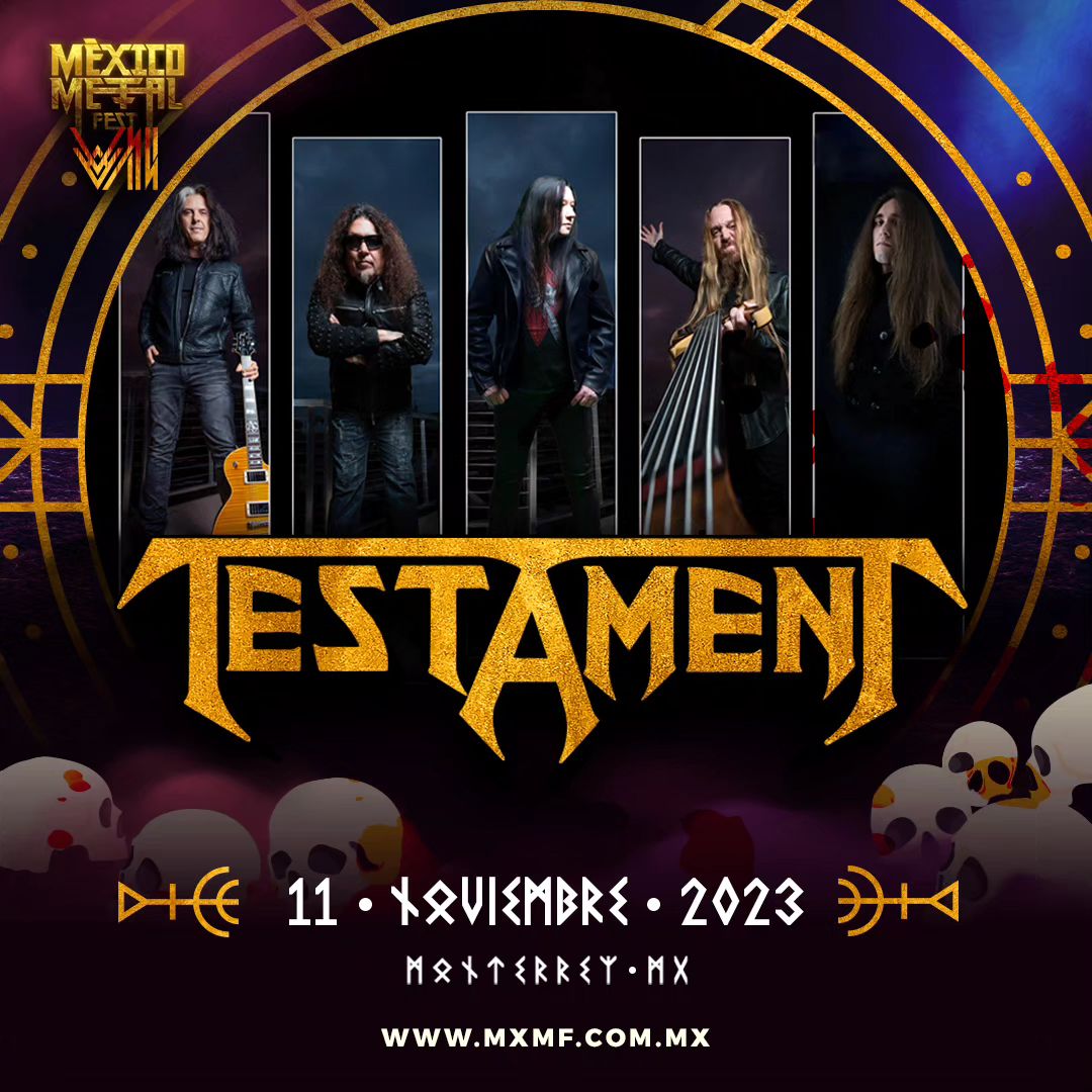 [Conciertos] – Testament completa el cartel del México Metal Fest VII