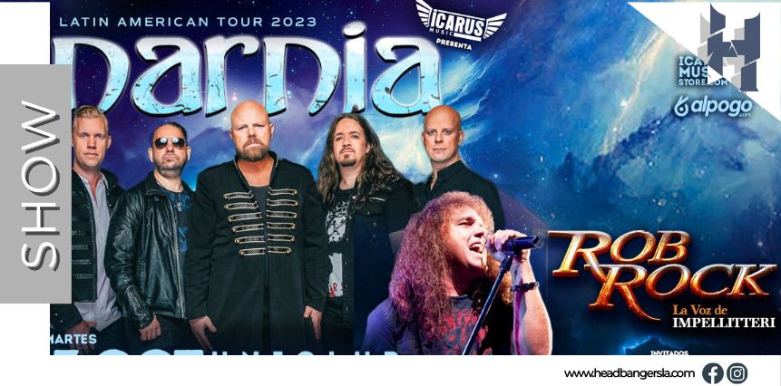 [Conciertos] – Narnia en Argentina: El Heavy Metal escándinavo junto a Rob Rock (Ex-Impelliteri)