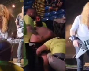 Dave Mustaine terminante al defender a un fan