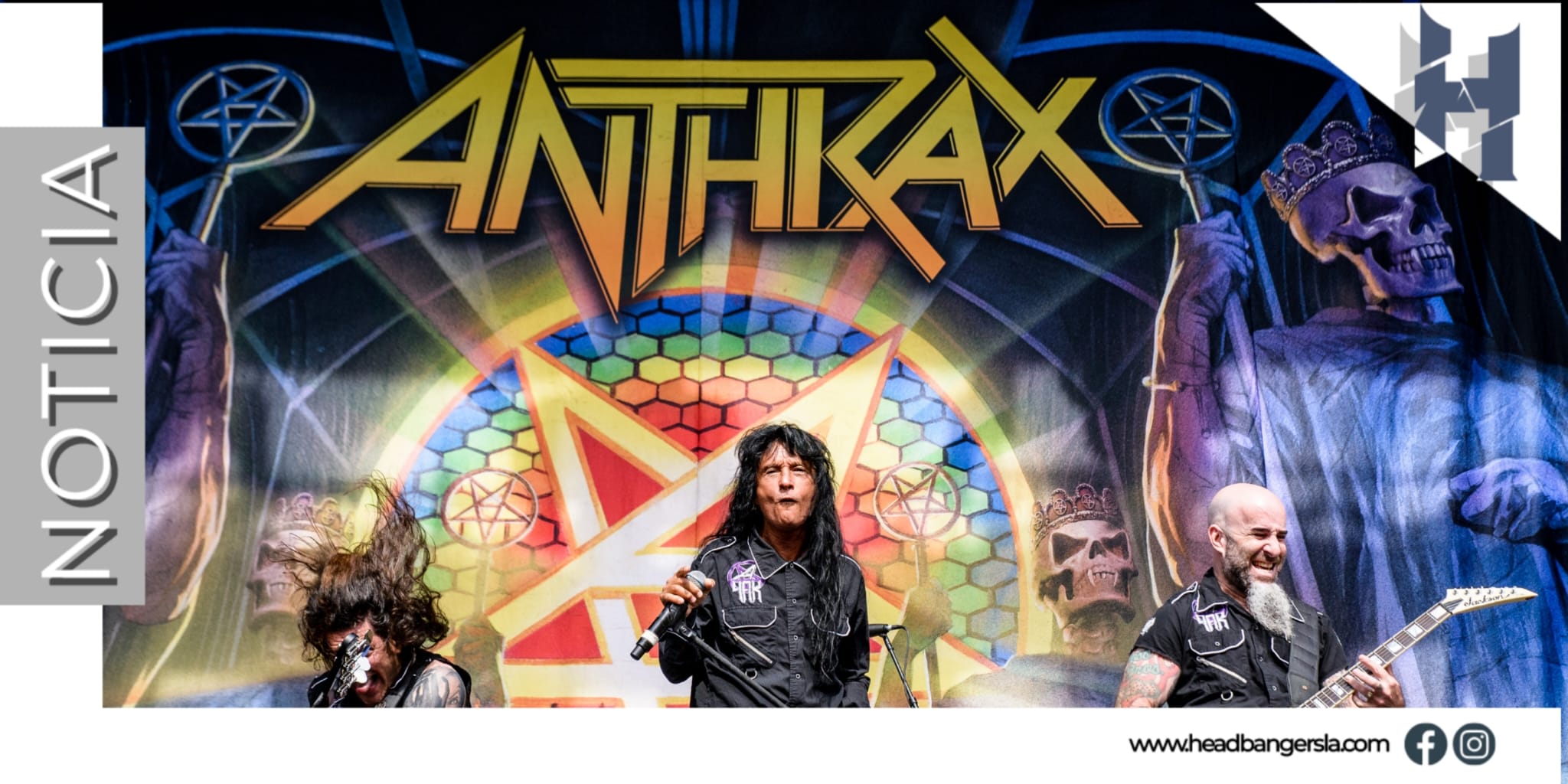 [Noticia]: Anthrax será el segundo ‘Big 4’ en pisar Uruguay