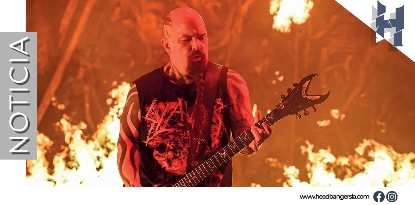 Kerry King tiene primer show solista confirmado