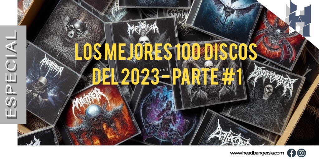 [Especial] – HeadbangersLA: Los Mejores 100 Discos del 2023 (1ra Parte)