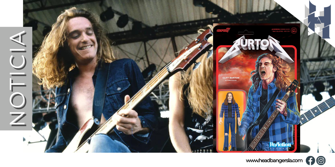 [Noticias] Super7 lanza una nueva figura de acción de Cliff Burton (Metallica).