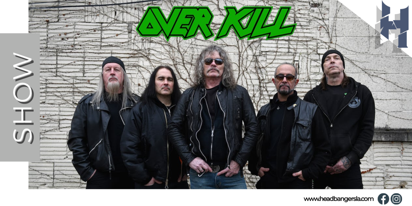 [Conciertos] Overkill presentará su nuevo disco “Scorched” en Argentina.