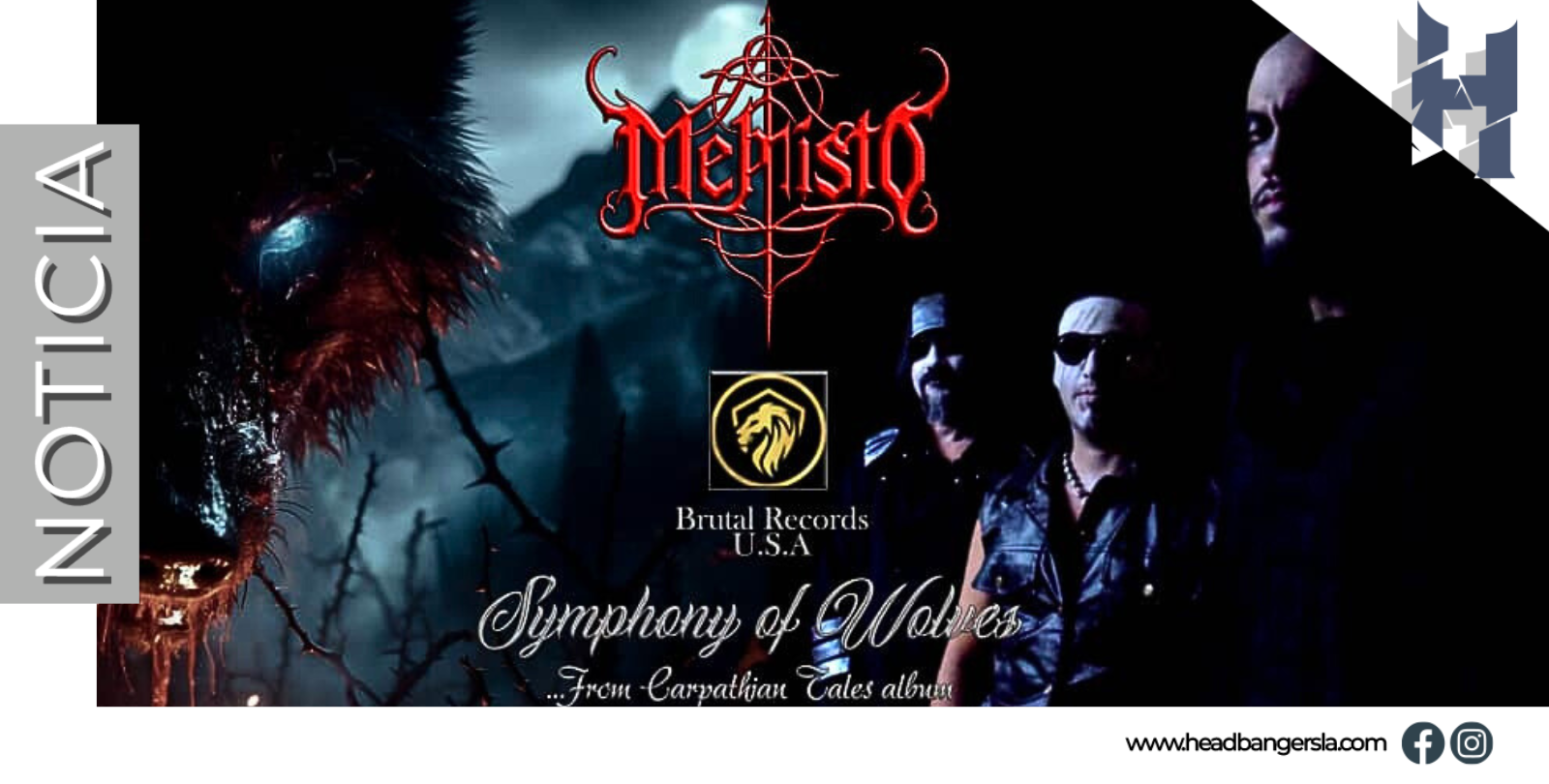 Mephisto desata la furia de los lobos en su nuevo videoclip «Symphony of Wolves»