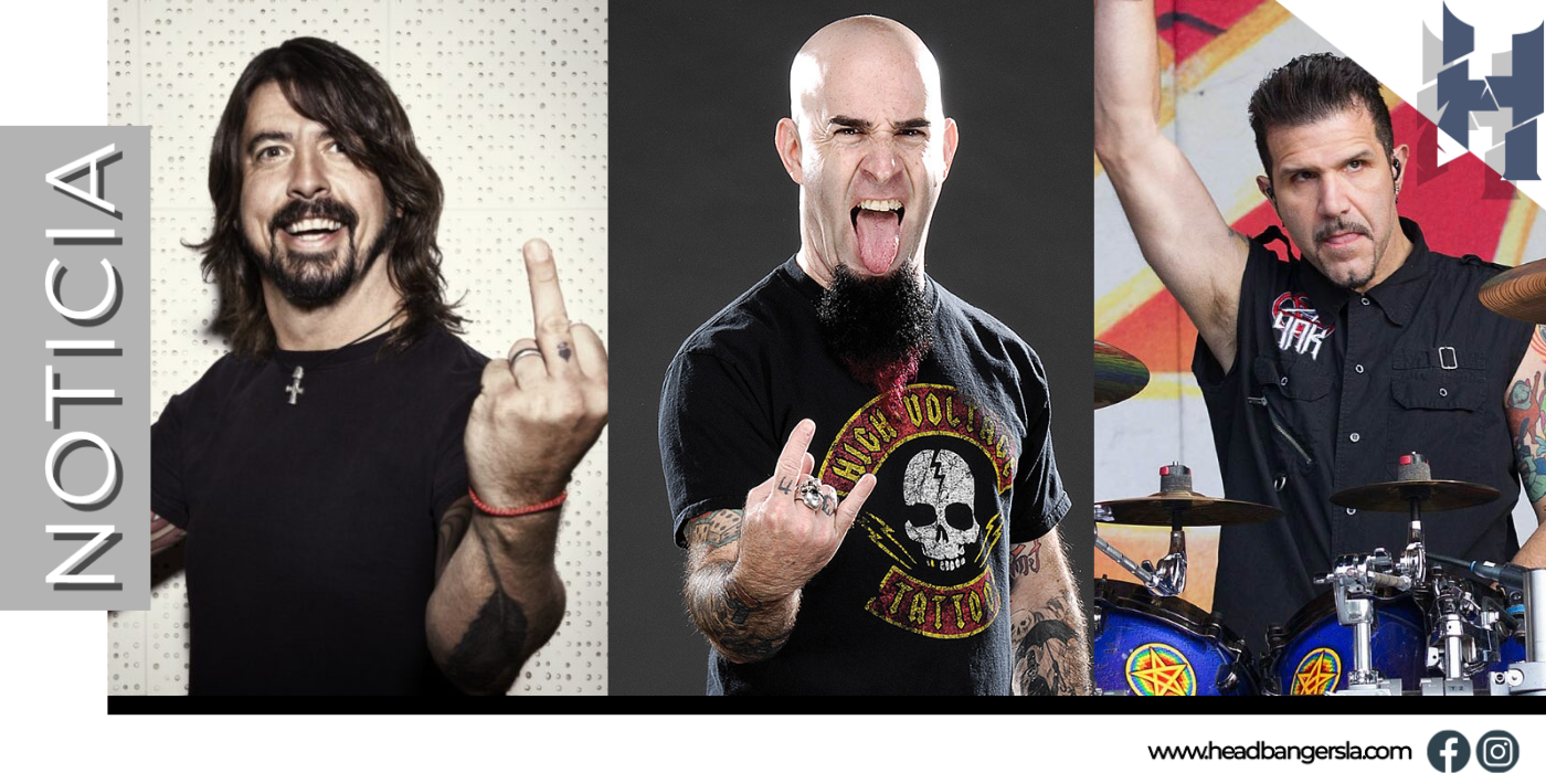 [Noticias] Dave Grohl, Charlie Benante y Scott Ian unidos por una buena causa.