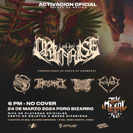 [Conciertos]: preparate para The Metal Fest MX con los siguientes eventos