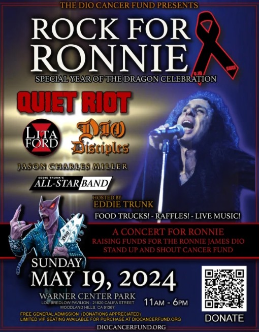 El concierto a beneficio de “Rock for Ronnie” ya tiene fecha próxima y lugar