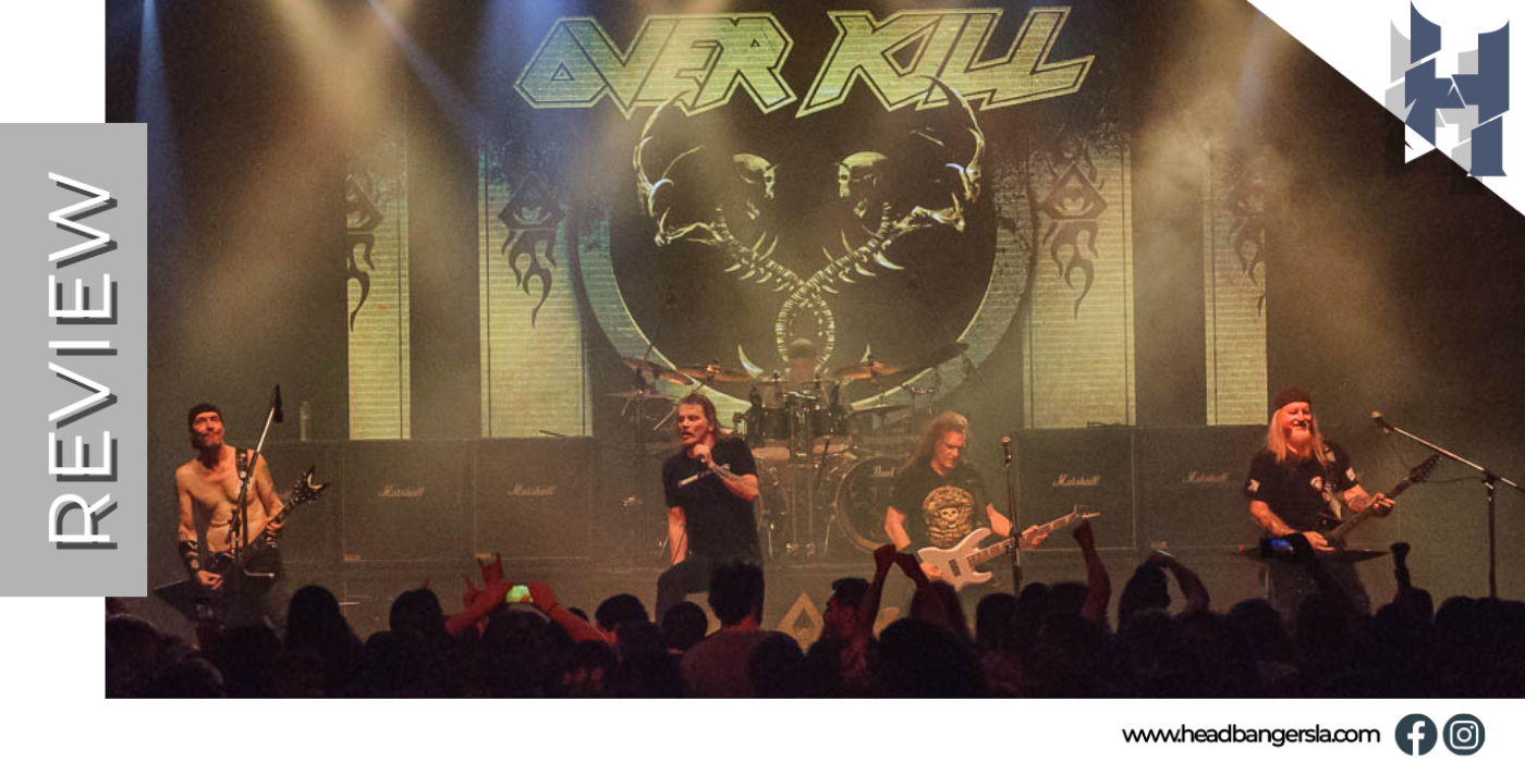 [LiveReviews] Así se vivió Overkill en Buenos Aires.