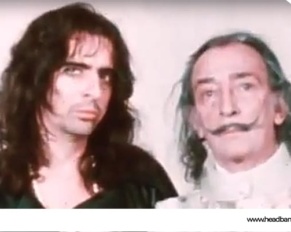 ¡Un dúo impensable! Alice Cooper y Salvador Dalí