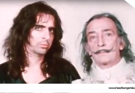 ¡Un dúo impensable! Alice Cooper y Salvador Dalí