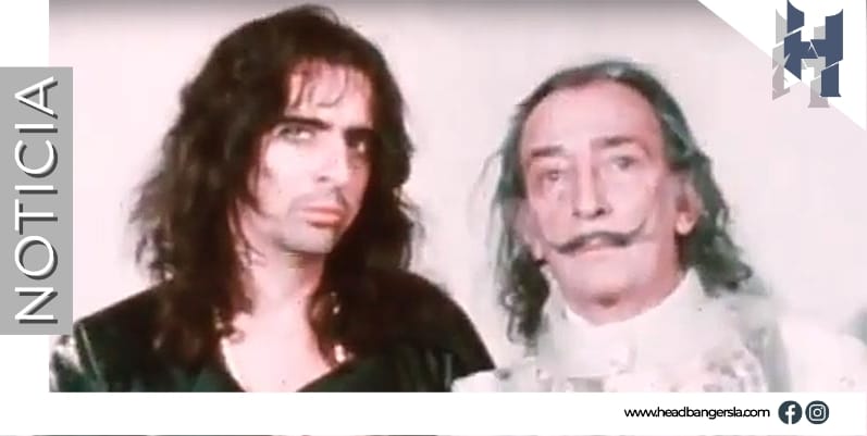 ¡Un dúo impensable! Alice Cooper y Salvador Dalí